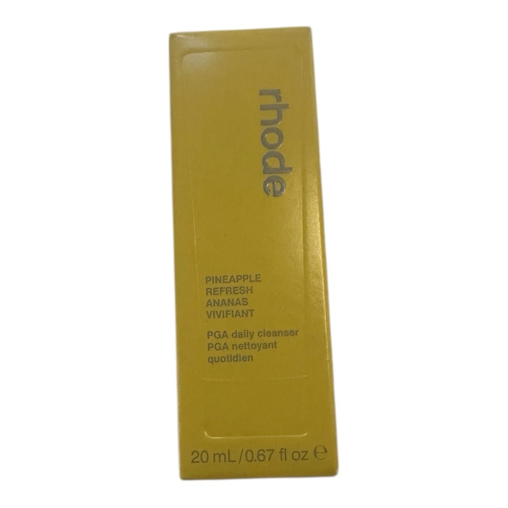 Rhode Pineapple Refresh . 67 oz Brightening Face Wash Viral Skincare Clean Girl